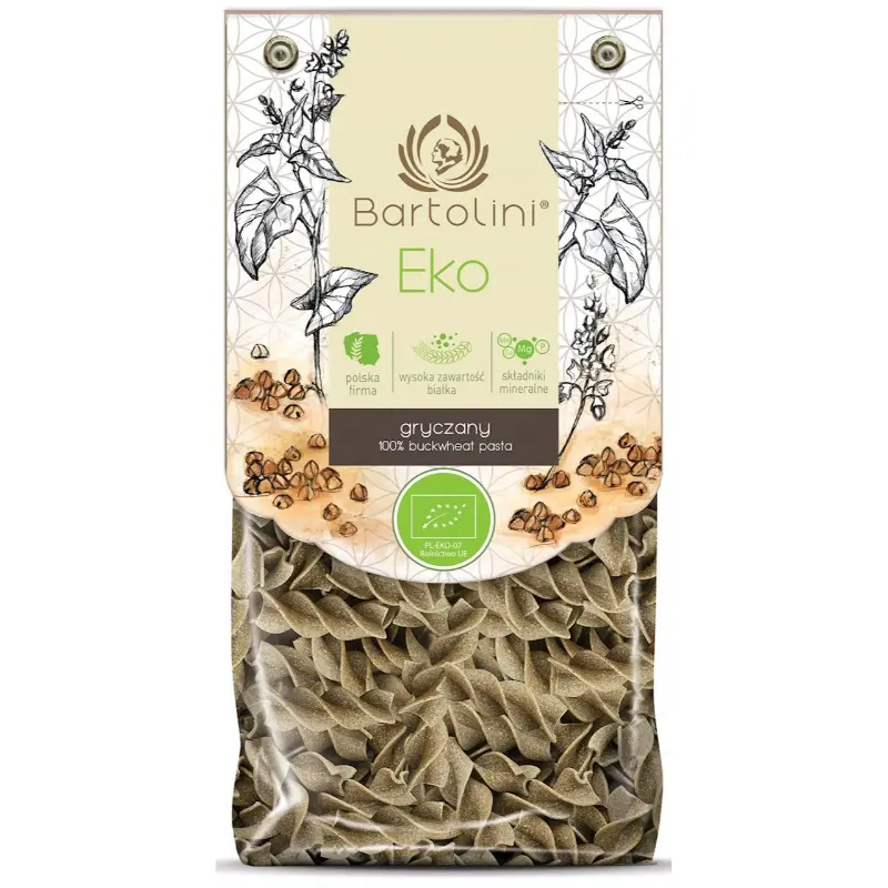 Makaron gryczany duże świderki EKO 250 g