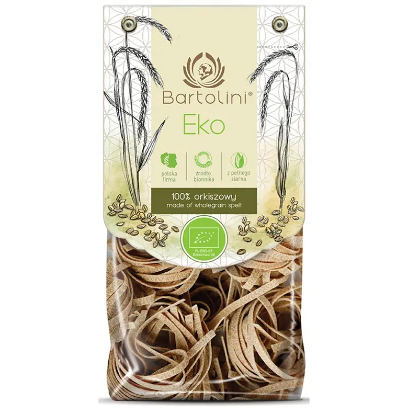 Makaron orkiszowy razowy gniazda tagliatelle EKO 250 g