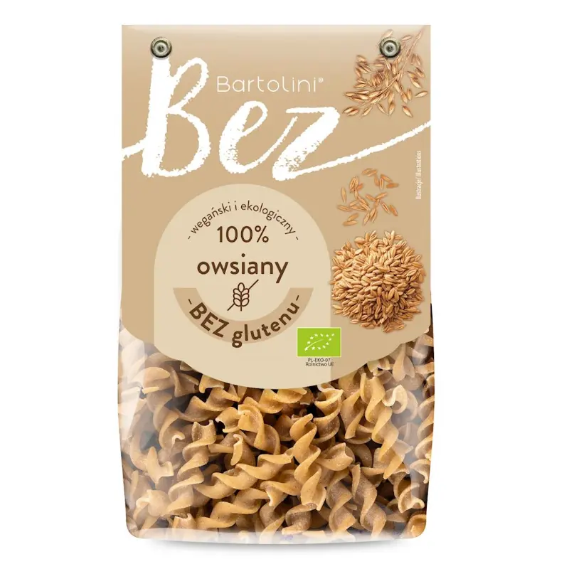 Makaron owsiany świderki bezglutenowy EKO 250 g