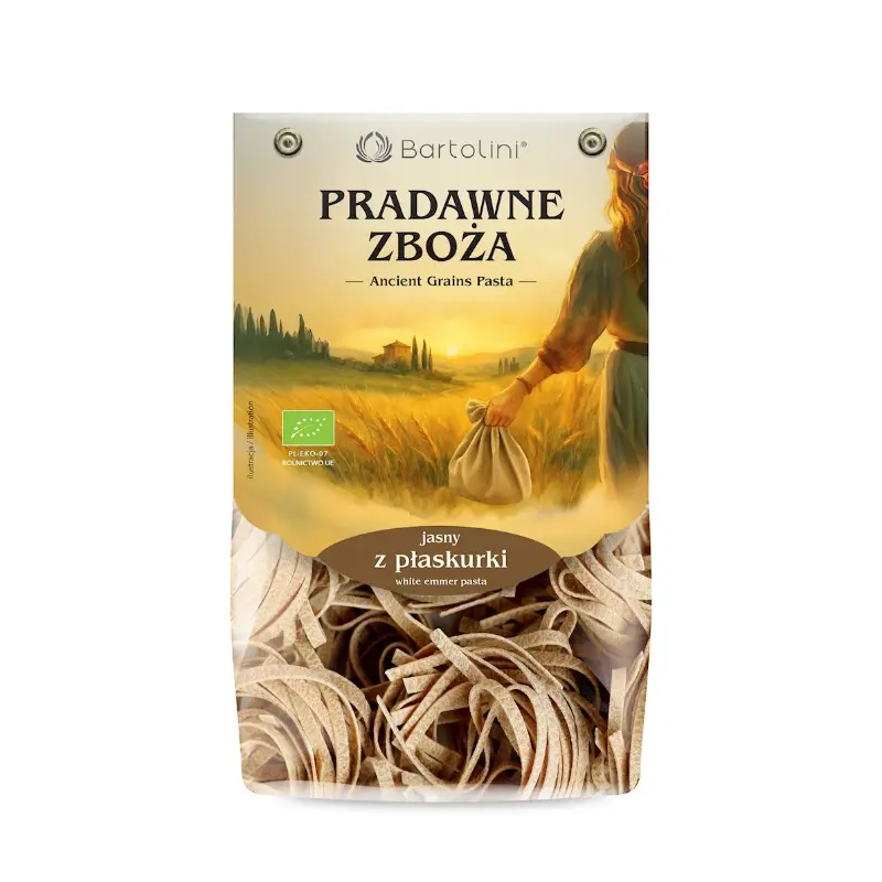 Makaron z płaskurki gniazda tagliatelle EKO pradawne zboża 250 g