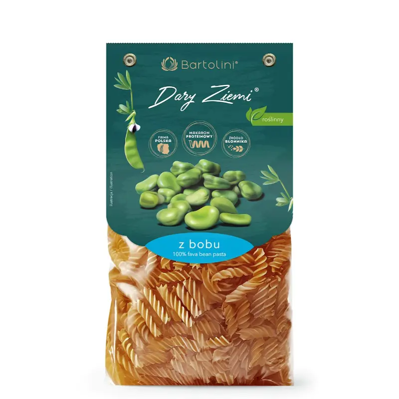Makaron proteinowy z bobu świderki dary ziemi 250 g