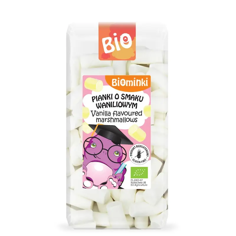 Pianki o smaku waniliowym bezglutenowe EKO 100 g